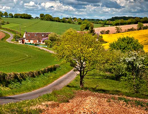 paysage communauté de communes des Collines du Perche